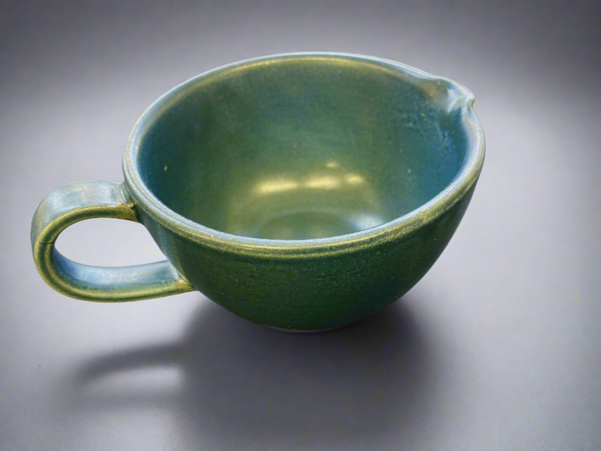 Mino Bunzan Kiln (Y1025): Yuzamashi / Matcha Mug Cup (280 ml)