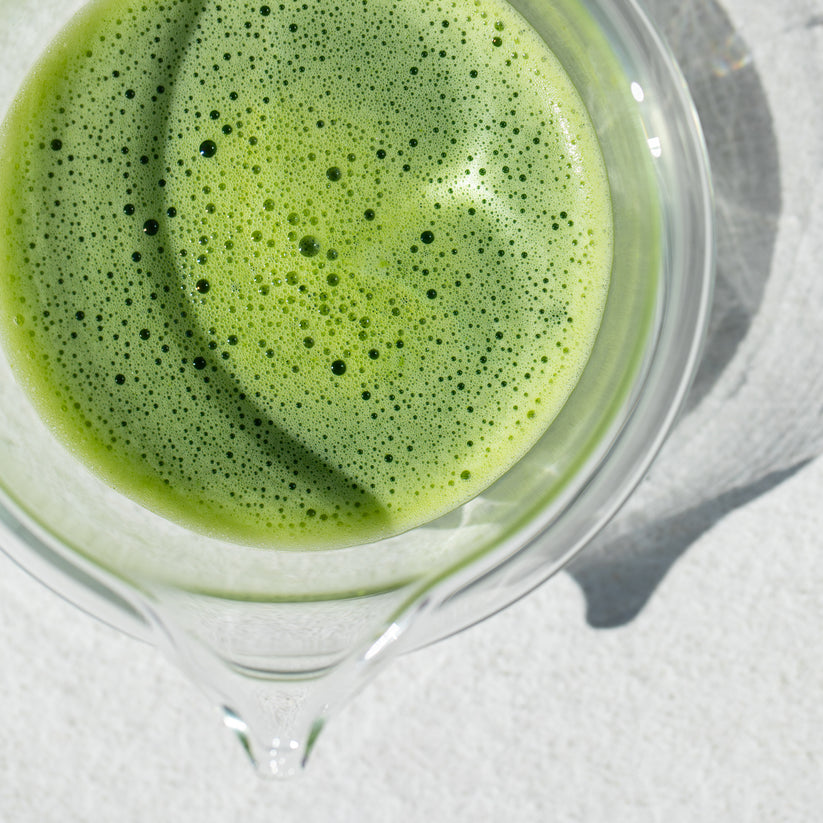 Origami - Glass Katakuchi Matcha Bowl with Pouring Lip