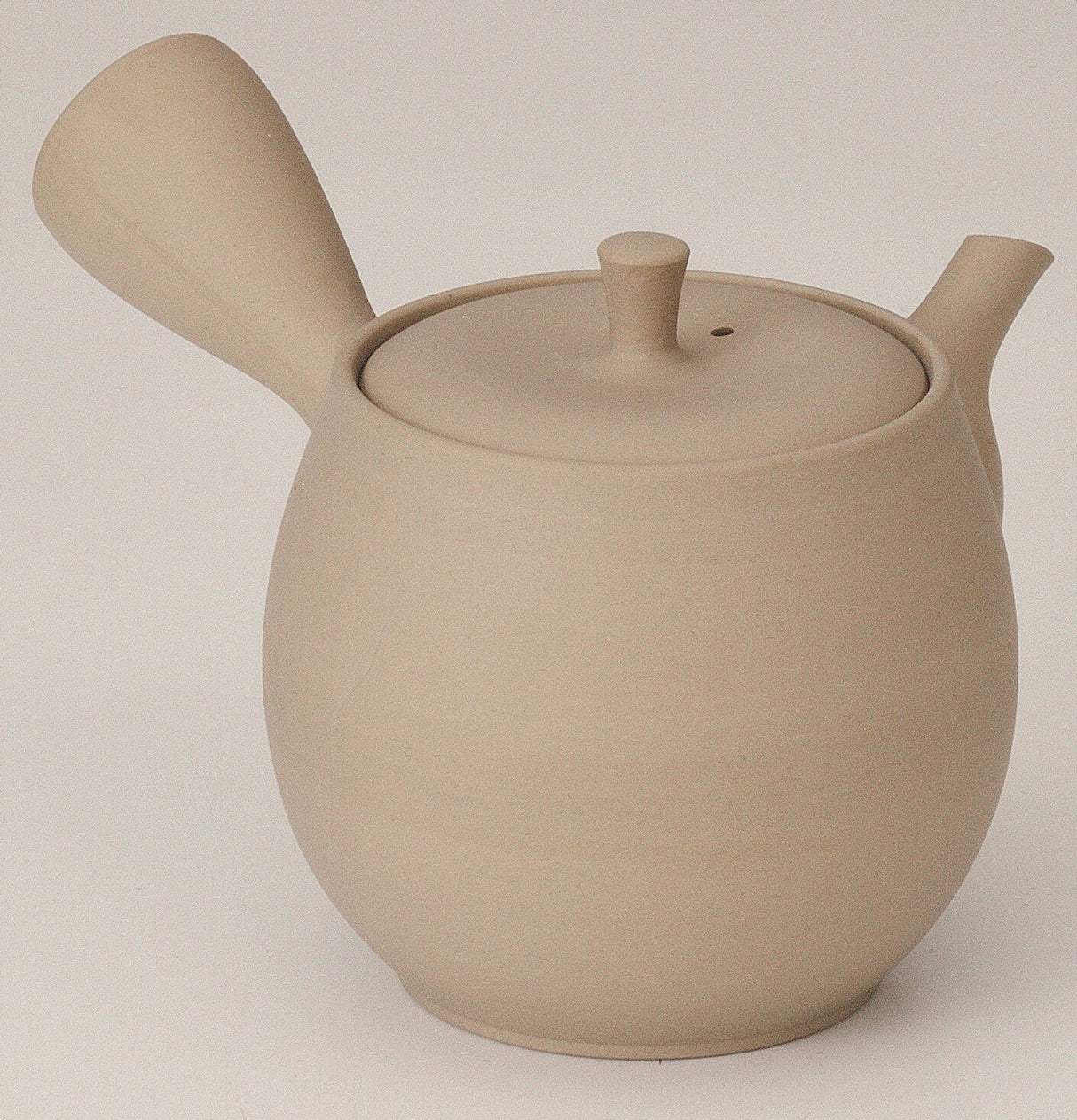 Takasuke Kiln (Y113) 高資陶苑: Tokoname Kyusu Tea Pot, Brown, Urigata Ceramic Mesh Strainer 300 ml