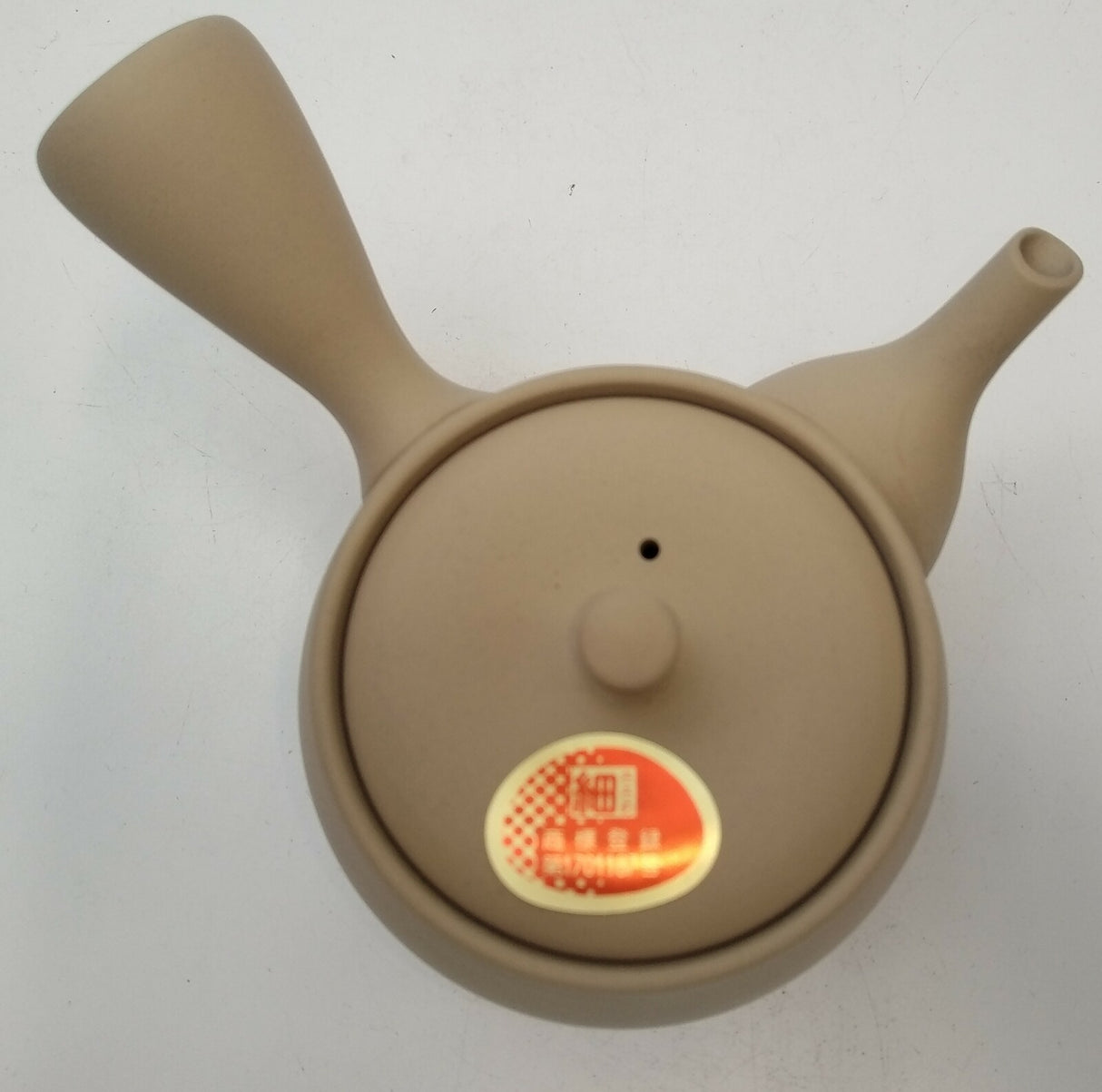 Takasuke Kiln (Y113) 高資陶苑: Tokoname Kyusu Tea Pot, Brown, Urigata Ceramic Mesh Strainer 300 ml