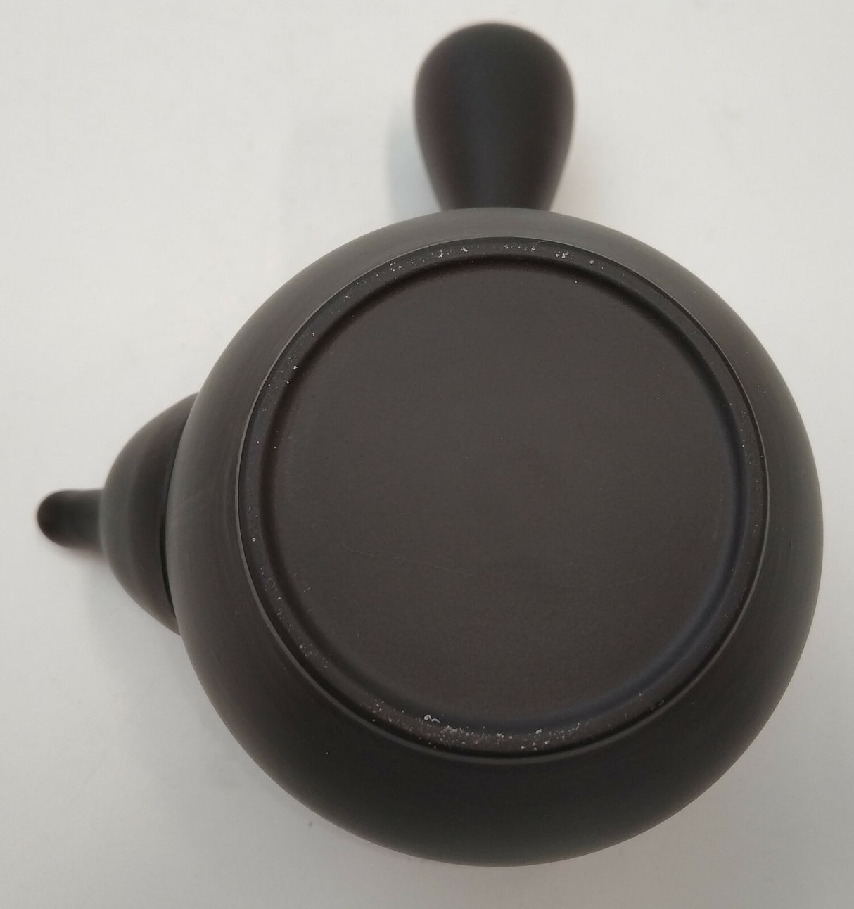 Takasuke Kiln (Y117) 高資陶苑: Tokoname Kyusu Tea Pot, Black, Urigata Ceramic Mesh Strainer 300 ml