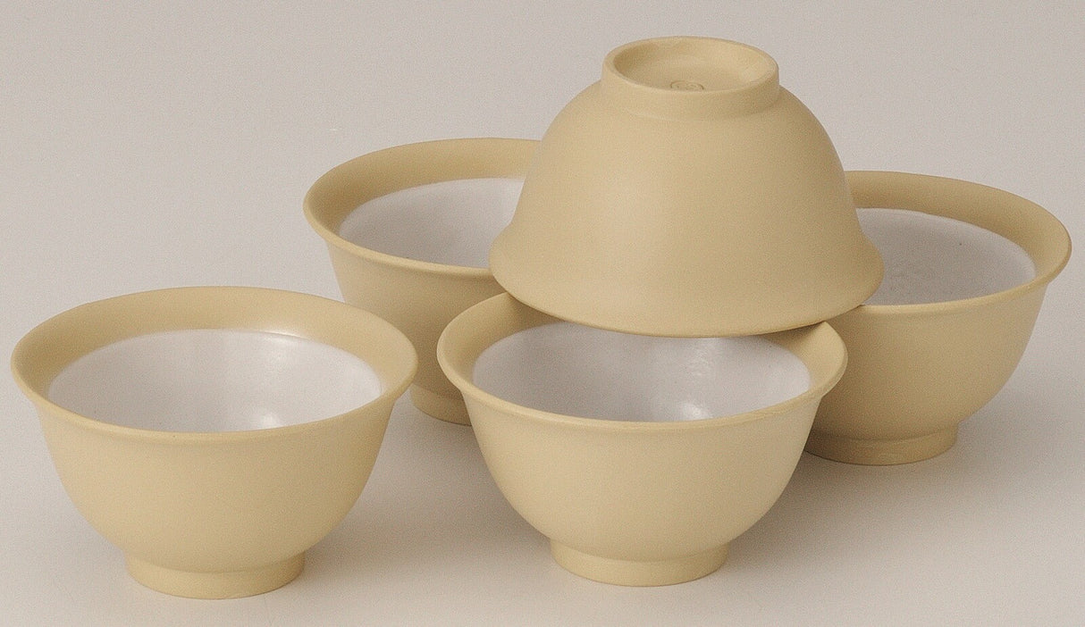 Takasuke Kiln (Y121) 高資陶苑: Tokoname Tea Cup, Sand Yellow, 45 ml