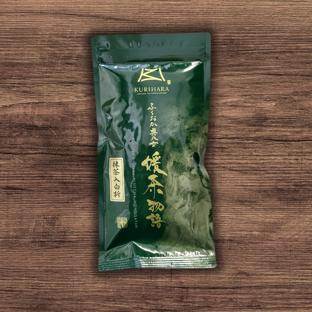 PREORDER available in June 🍵 2026 #0075.F2 Kurihara Tea: Shiraore Stem Tea Infused with Matcha 抹茶入り白折
