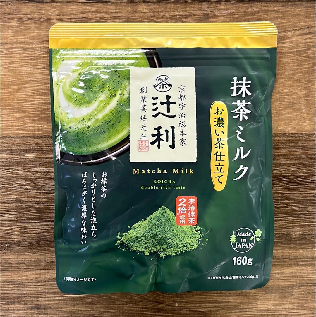 #0691.KX Tsujiri Matcha Milk Koicha Double Rich Instant Powder 150g