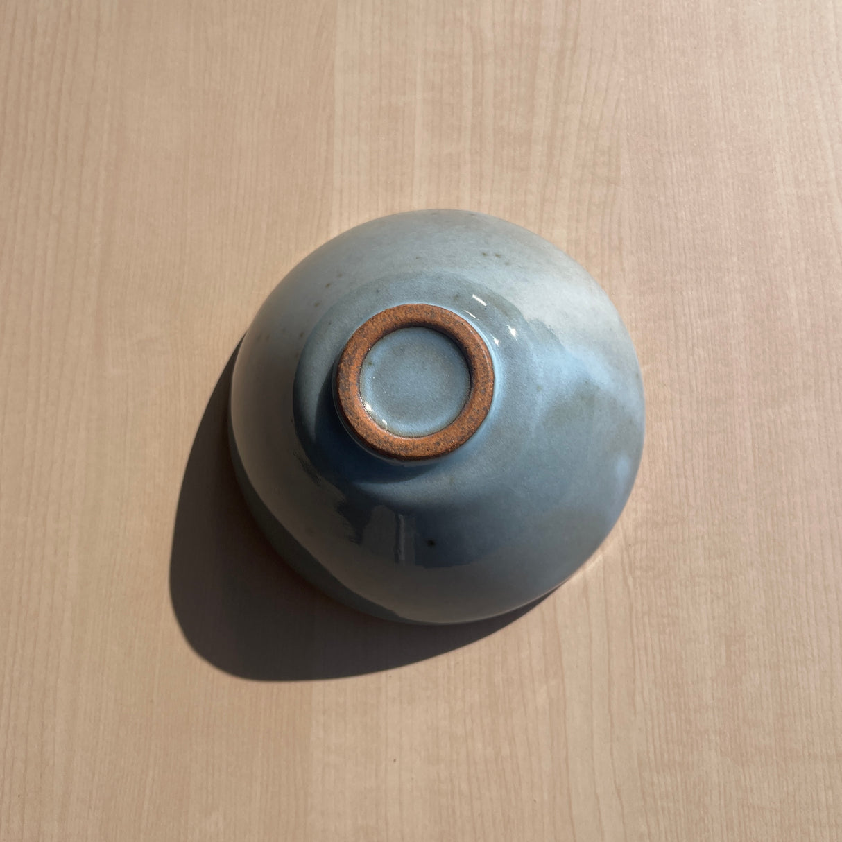 青萩 夏目抹茶碗 【日本製陶器】