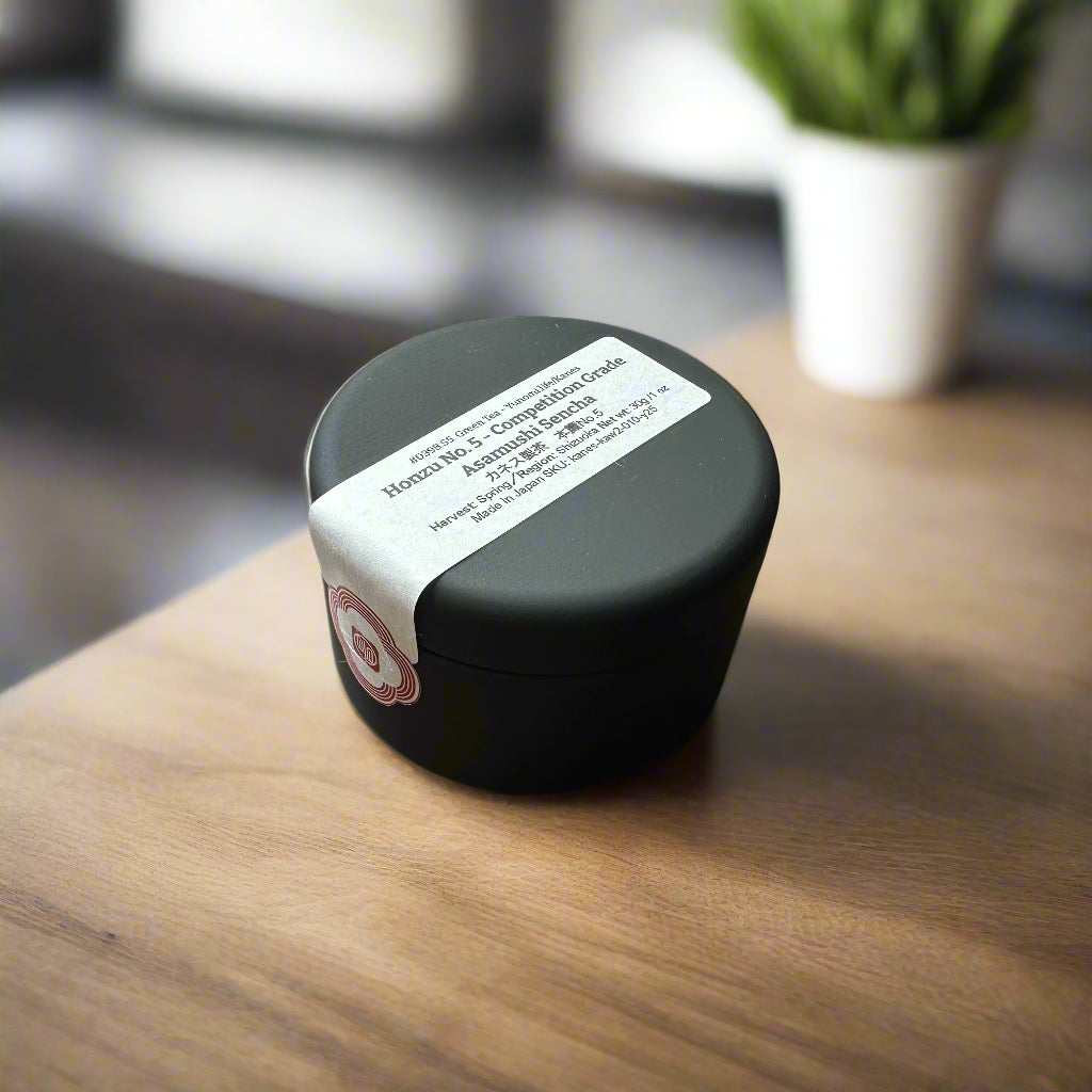 #0398.S5 Kanes Tea: Honzu No. 5 - Competition Grade Asamushi Sencha from Kawane, Shizuoka