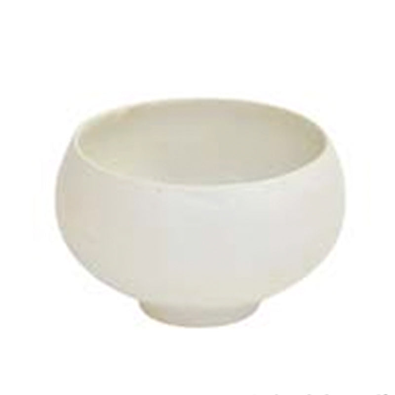 Kanesho Toki: Modern Matcha Bowl (Manganese / White) / 美濃焼モダン抹茶碗