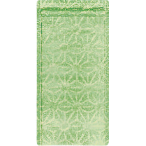 10286: Green Washi Paper Bag, Flat, Bottom-Loading, 115 x 230