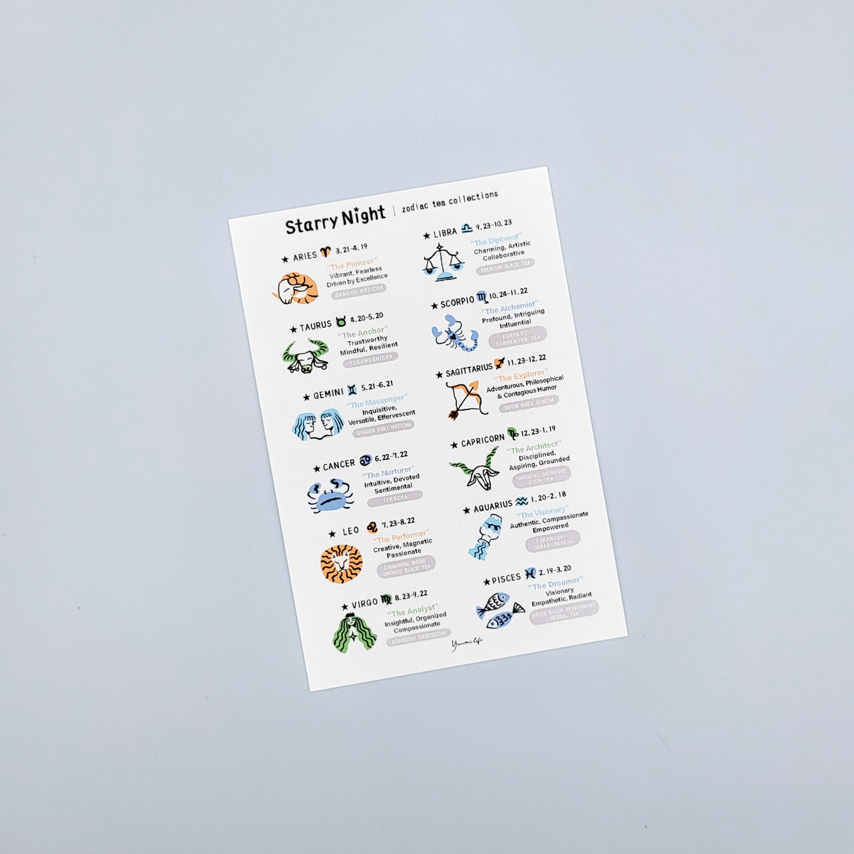 Starry Night Guide Pamphlet