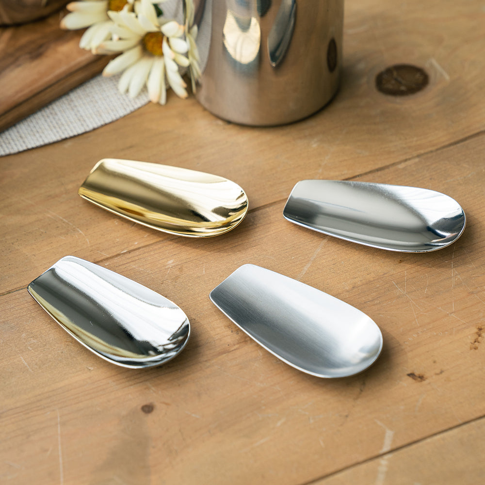 青芳:ステンレス茶さじ ステンレス茶箕プレーン