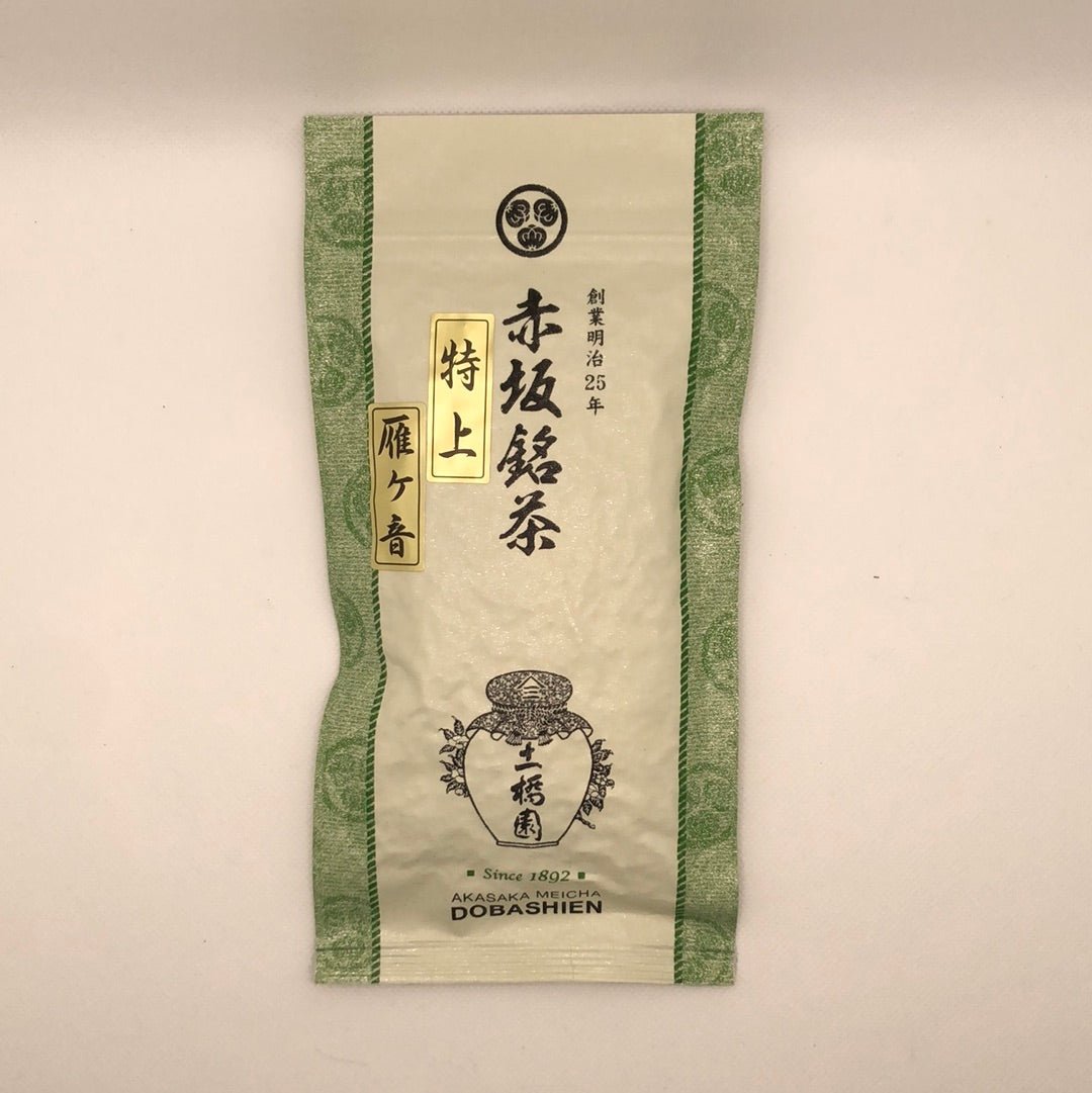 Dobashien Tea #14: Kakegawa Series: Shizuoka Karigane, Leaf Stems Green Tea 100g 特上雁ケ音 - yunomi-jp.pro