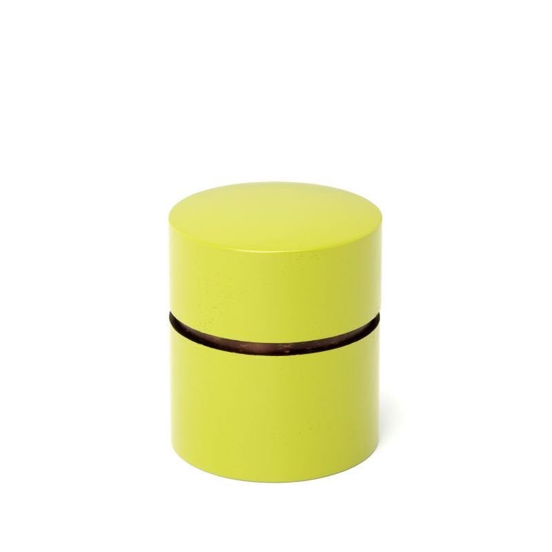 Fujiki Denshiro: Obizutsu Tea Canister - Wakaba 帯筒茶筒わかば - yunomi-jp.pro