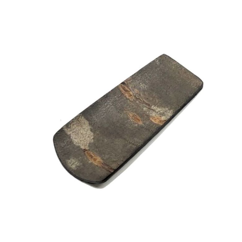 Fujiki Denshiro: Tatami Sakura Bark Tea Scoop Chasaji - Frosted Bark たたみ茶箕 霜降皮 - yunomi-jp.pro