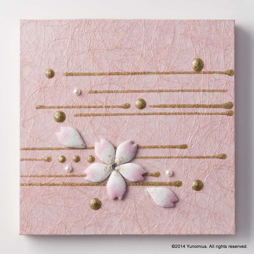 Hana & Haku: Sakura Washi Paper Panel (Pink #3) - yunomi-jp.pro