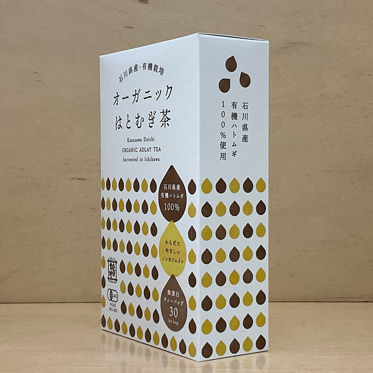 Kanazawa Daichi: Organic Hato Mugicha 有機はとむぎ茶 (3g x 30) - yunomi-jp.pro