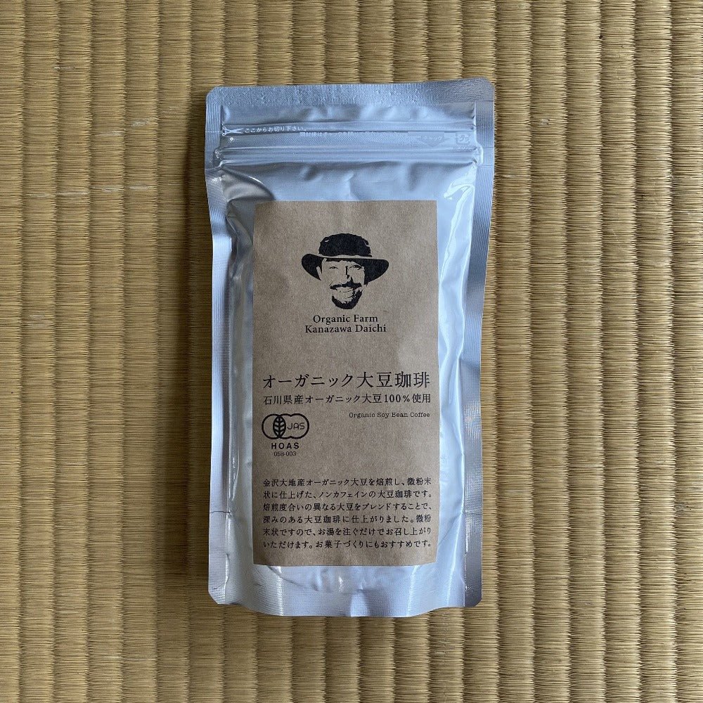 Kanazawa Daichi: Organic Roasted Soybean Powder Coffee - yunomi-jp.pro