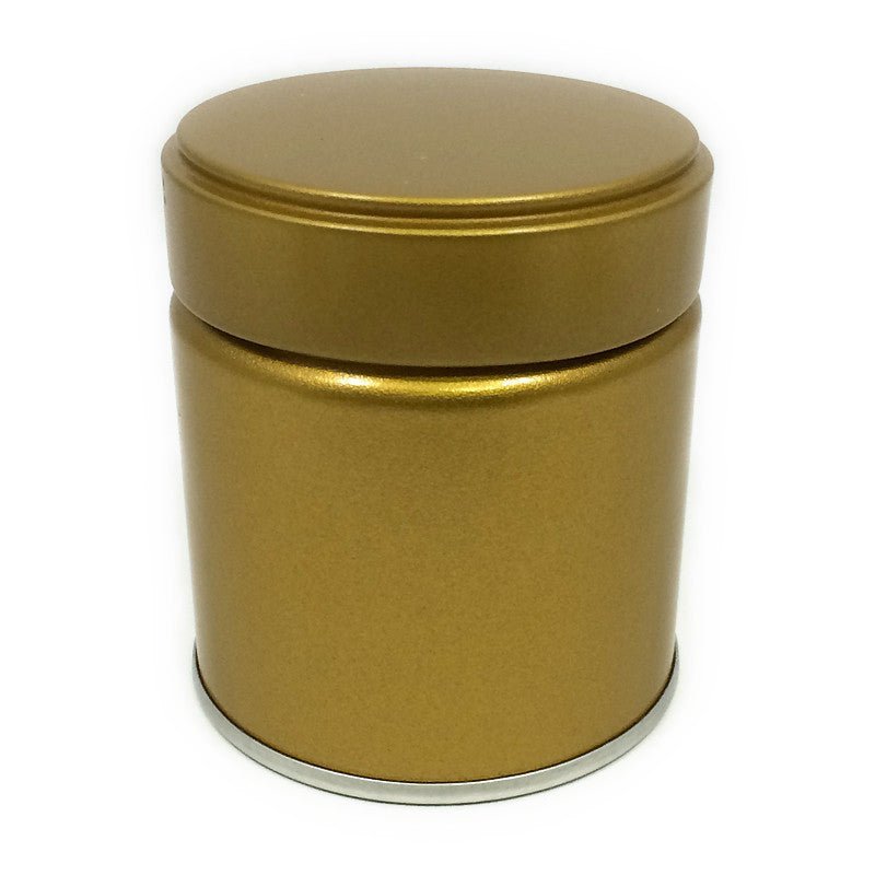 Matcha Tea Can, Gold Screw Top - yunomi-jp.pro