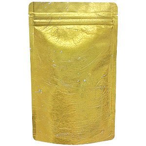 Seiwa: Resealable stand bag (gold Japanese washi paper, 6 sizes) - yunomi-jp.pro