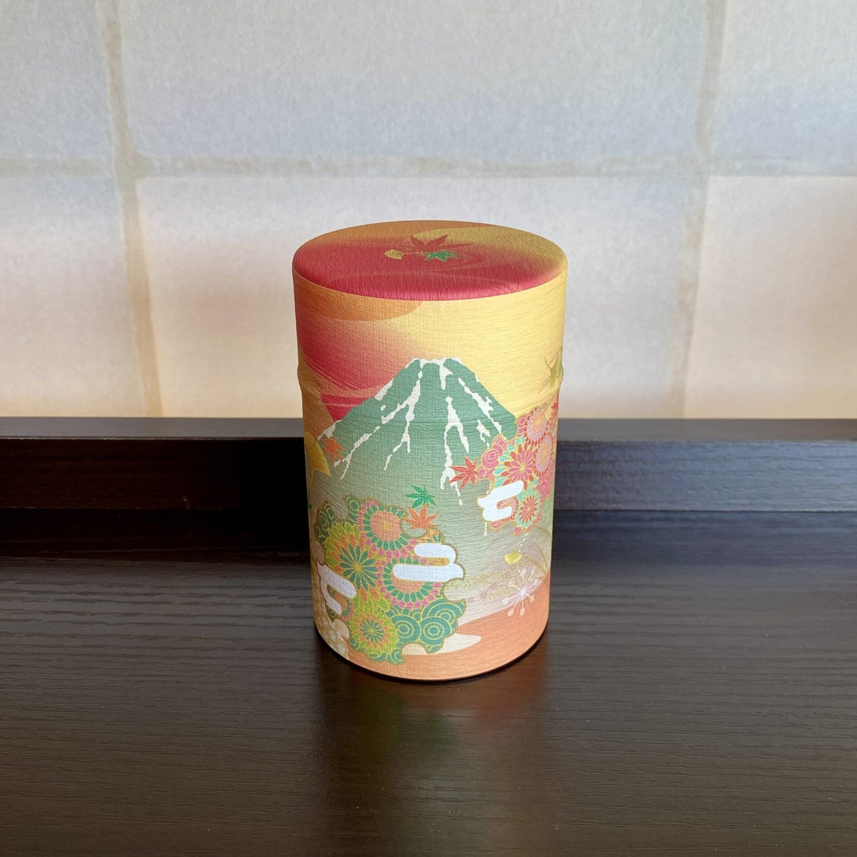 Shizucan: Mt. Fuji Series Washi Tea Canister - yunomi-jp.pro