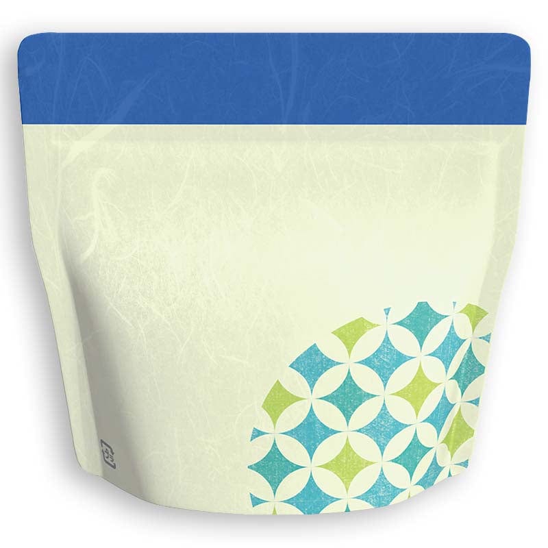 Yoshimura Pack 1315 Resealable Washi Paper Bag Seven Jewels 七宝 - yunomi-jp.pro