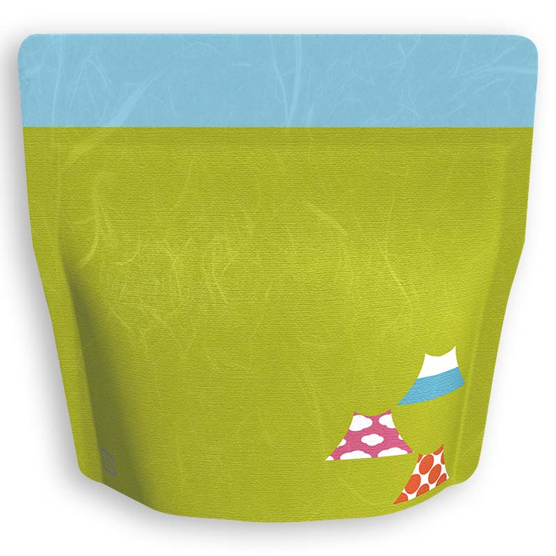 Yoshimura Pack 1332 Resealable Washi Paper Bag Fujisan 富士山 - yunomi-jp.pro