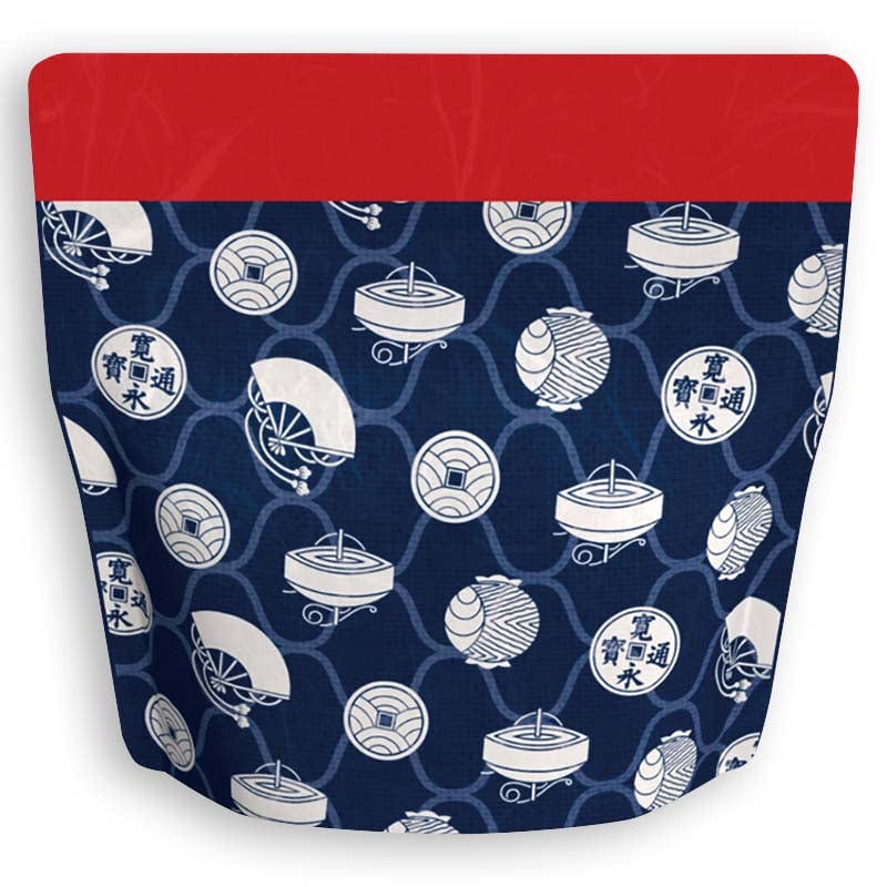 Yoshimura Pack 1335 Resealable Washi Paper Bag Edo Currency 江戸貨幣 - yunomi-jp.pro
