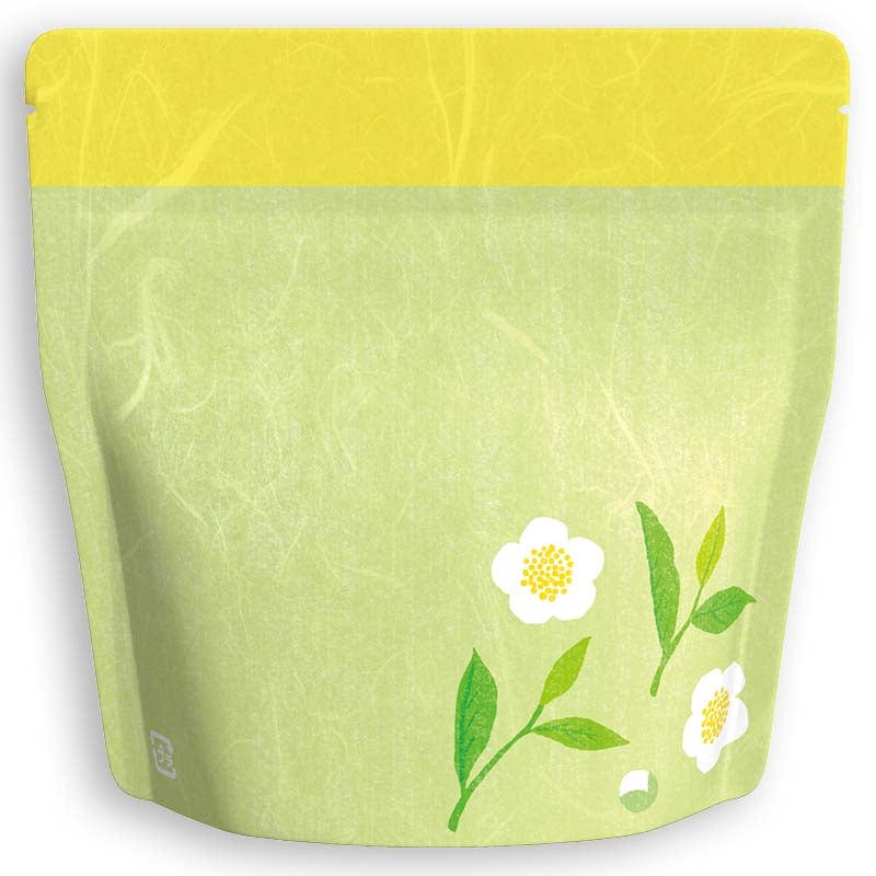 Yoshimura Pack 1451 Resealable Washi Paper Bag Tea Leaves 茶の葉 - yunomi-jp.pro