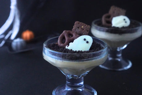hojicha halloween mousse by yunomi-jp.pro