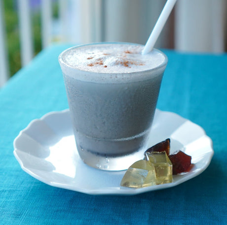 Recipe for Frozen Kurogoma Kinako Latte (フローズン黒ごまきなこラテ) - yunomi-jp.pro