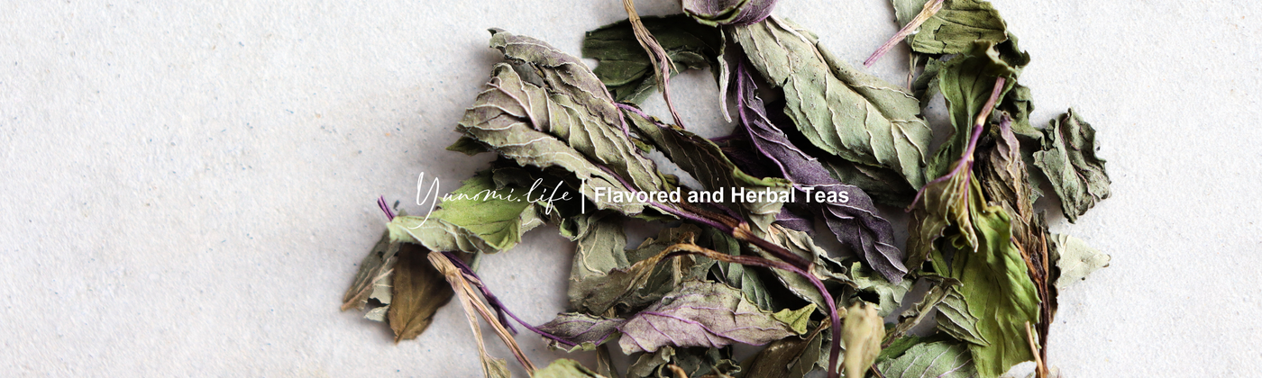Flavored and Herbal Teas banner by yunomi-jp.pro