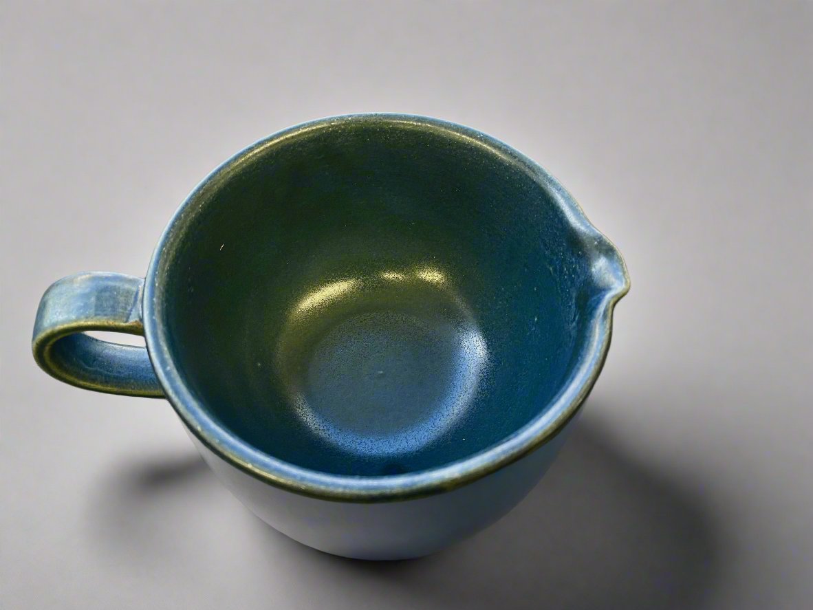 Mino Bunzan Kiln (Y1025): Yuzamashi / Matcha Mug Cup (280 ml)