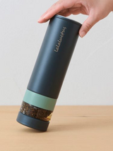 Lalaluctus Tea Bottle - Stainless Steel Tumbler with Tea Strainer - Dark Gray - 400 ml
