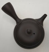 Takasuke Kiln (Y118) 高資陶苑: Tokoname Kyusu Tea Pot, Black, Ceramic Mesh Strainer 100 ml