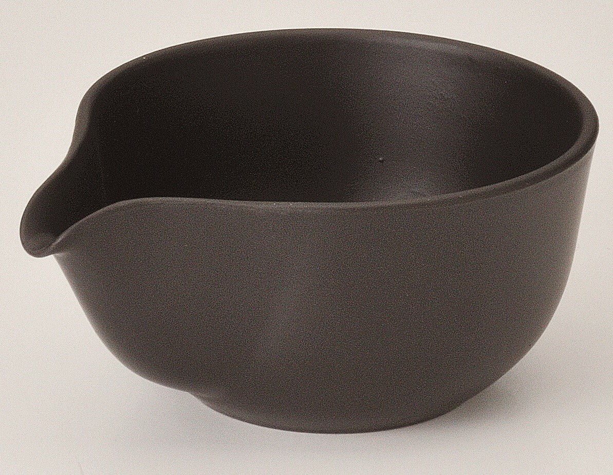 Takasuke Kiln (Y123) 高資陶苑: Tokoname Yuzamashi Cooling Bowl, Black, 160 ml