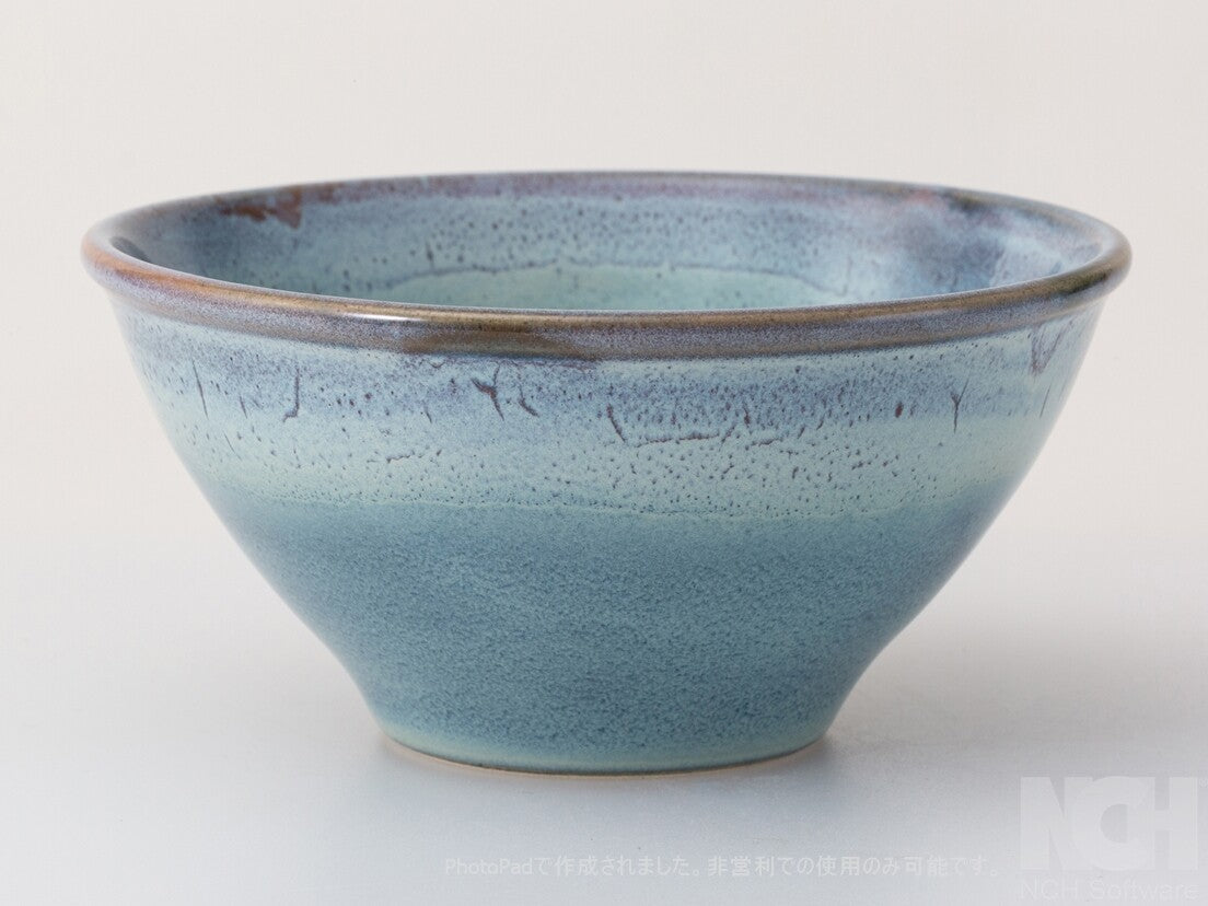 DISCONTINUED - Saikai Ceramics: LIMITED EDITION - idowan - Hekikai 碧海, Porcelain Matcha Bowl with Gift Box