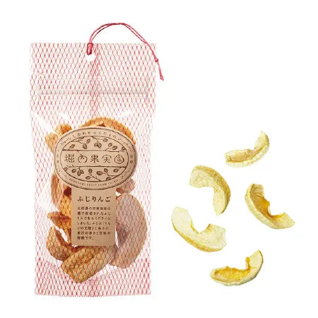 Horiuchi Fruit Farm: Semi-dired Fuji Apples セミドライ ふじりんご