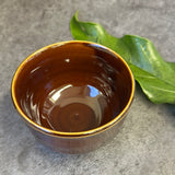 貴族倶楽部 赤茶ミニ抹茶茶碗