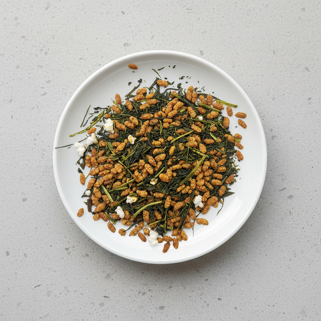 #0062.S5 NaturaliTea: Genmaicha Brown Rice Green Tea, Grown Pesticide Free 無農薬茶：玄米茶