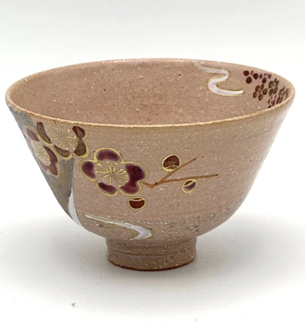 なごみ：京焼抹茶椀（京焼抹茶椀 梅と富士山）