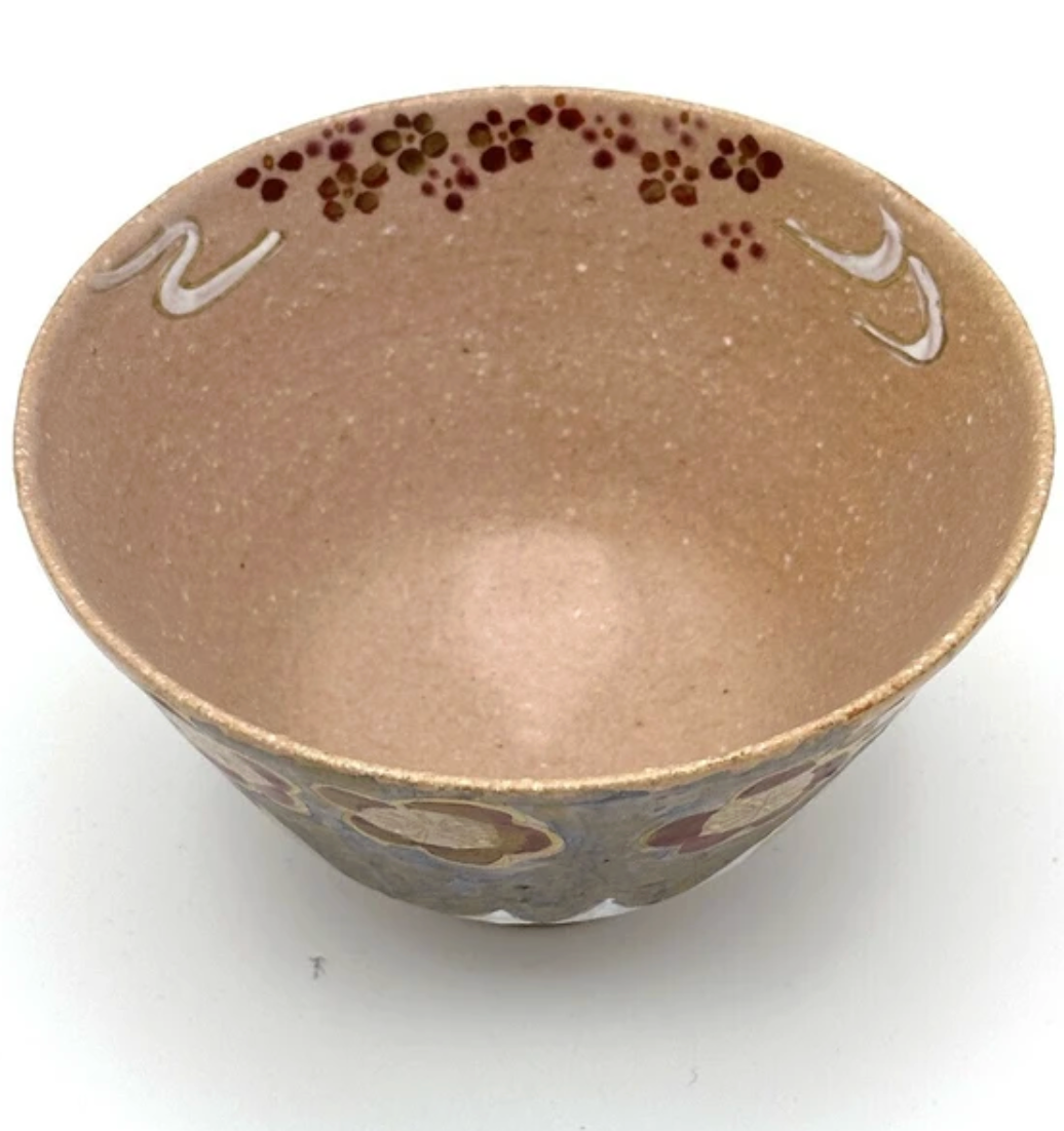 なごみ：京焼抹茶椀（京焼抹茶椀 梅と富士山）