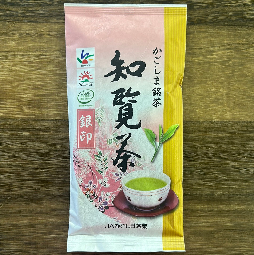 #0336.K2 JAかごしま茶業：知覧茶 深蒸し茶、銀ラベル 知覧茶 銀印