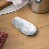 Aoyoshi: Stainless Chasaji Sakura Design Tea Scoop ステンレス茶箕 さくら