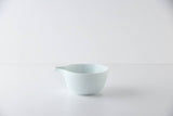 Oda Pottery: Sazanami Design Porcelain Bowl with Pouring Lip (Pale Blue) 小田陶器さざなみ片口小鉢（青白）