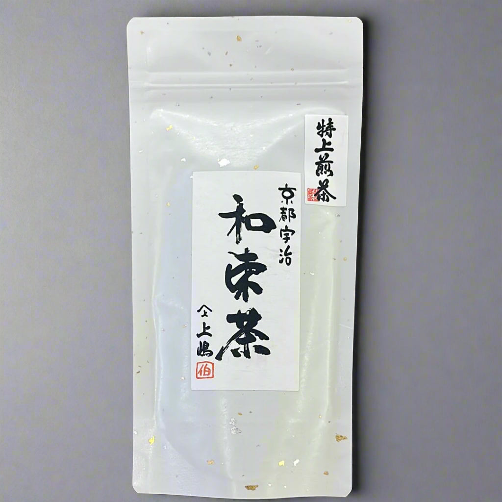#0706.K6 上島製茶園 和束煎茶特上（奥緑・露光） 特上煎茶