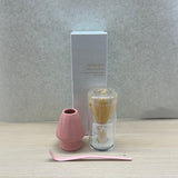 Suikaen: Chasen Matcha Whisk, Laughter (Pink Emi, 笑)