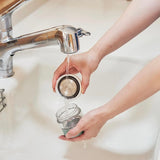 Lalaluctus Tea Bottle - Stainless Steel Tumbler with Tea Strainer - Cream White - 400 ml