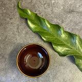 貴族倶楽部 赤茶ミニ抹茶茶碗