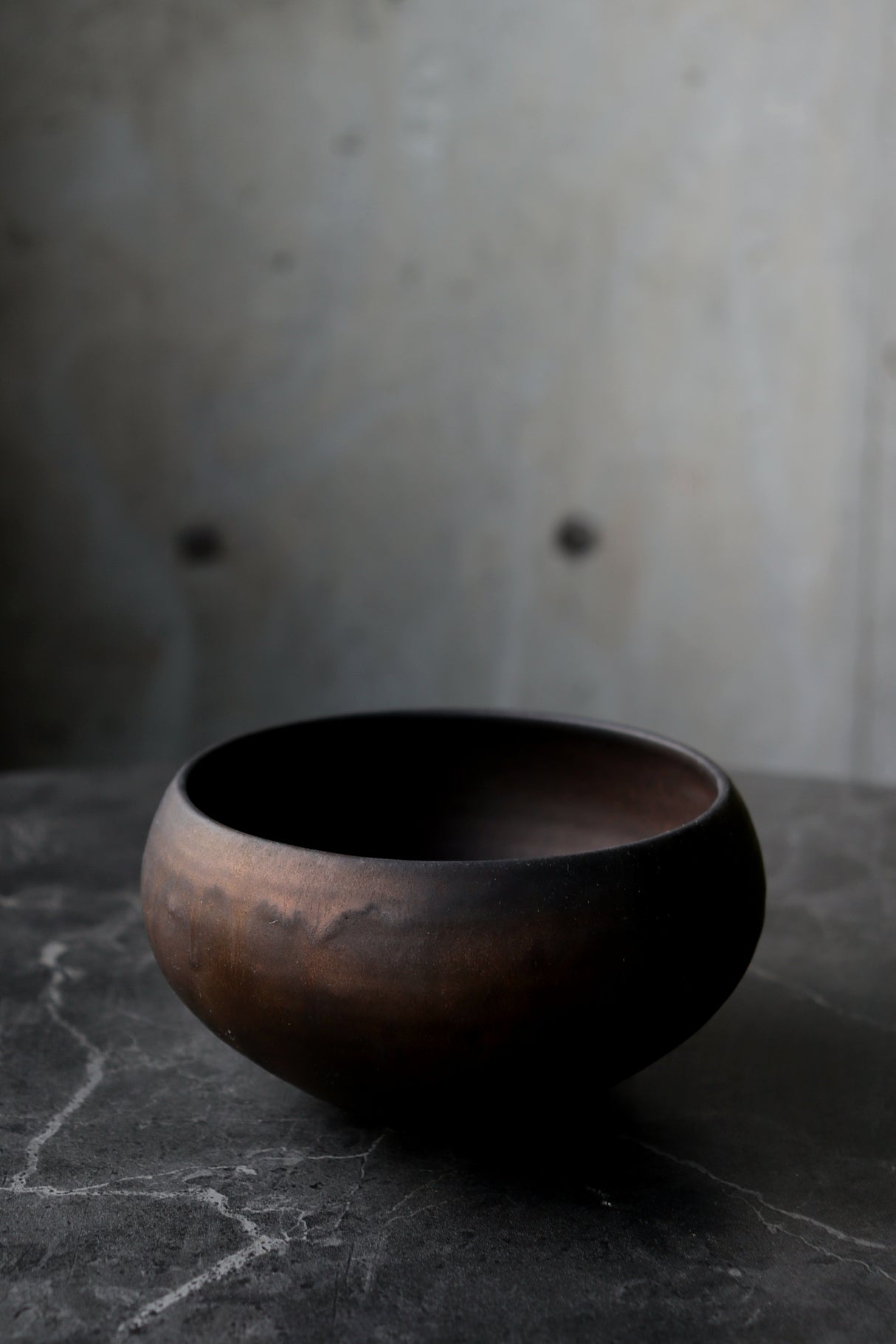 Emui: Handmade Bronzed Matcha Bowl