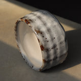 Seiangama: Oni Shino Matcha Bowl オニ志野抹茶椀