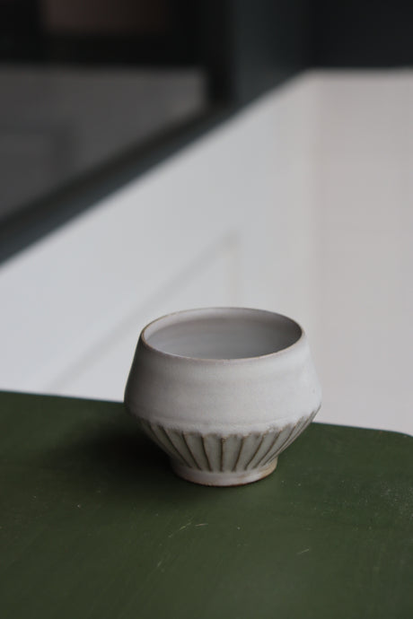 Emi Nakagawa: Handmade White Guinomi Cup
